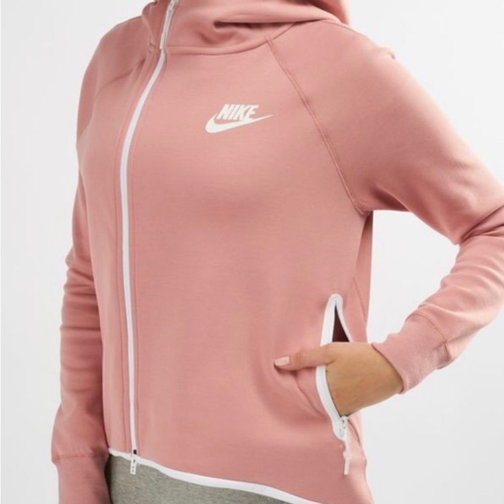 Nike cape hoodie full zip sweatshirt jacket women size M